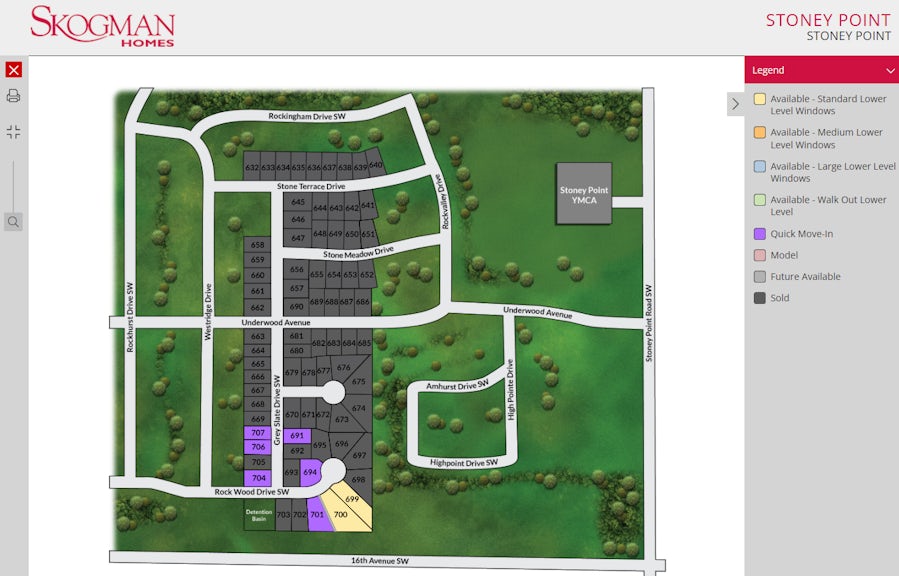 Site Plan for Stoney Point