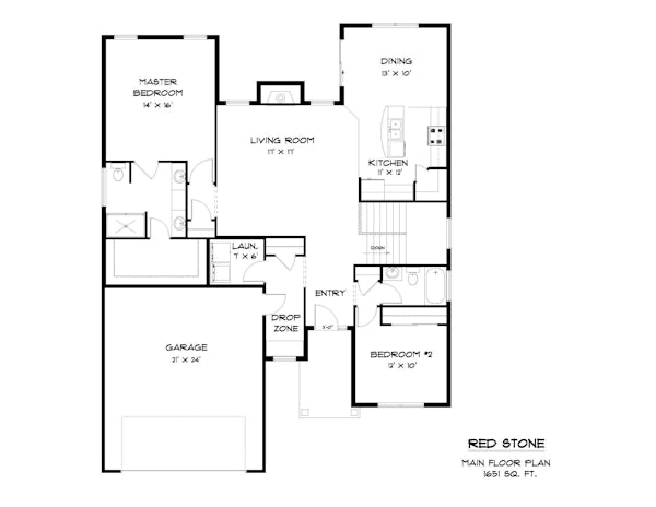 Red Stone Floorplan