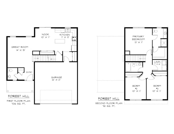 FOREST HILL floorplan