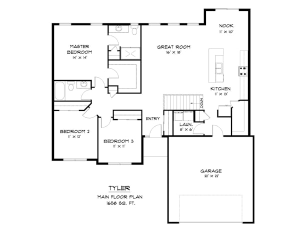 Tyler Floorplan 1