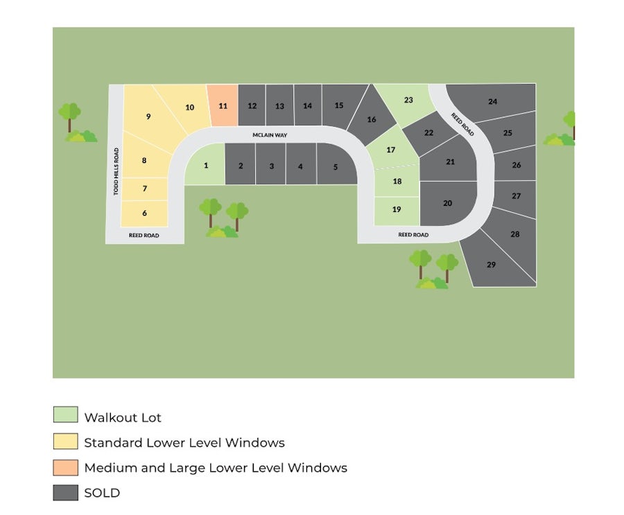 Site Plan for Todd Hills