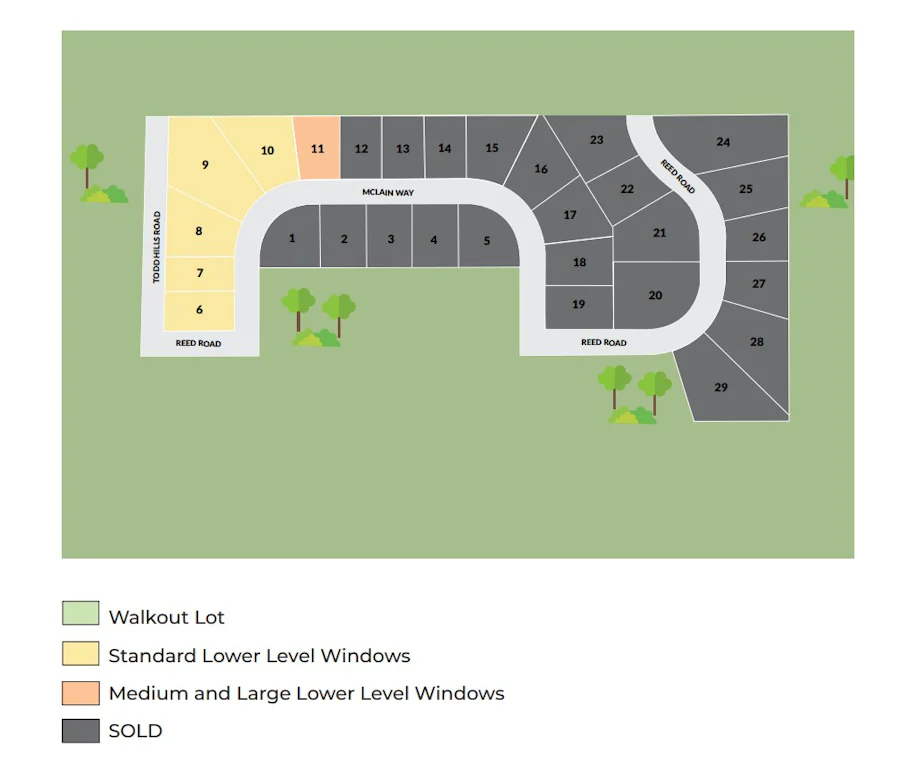 Site Plan for Todd Hills