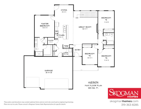 Hudson Floorplan 1